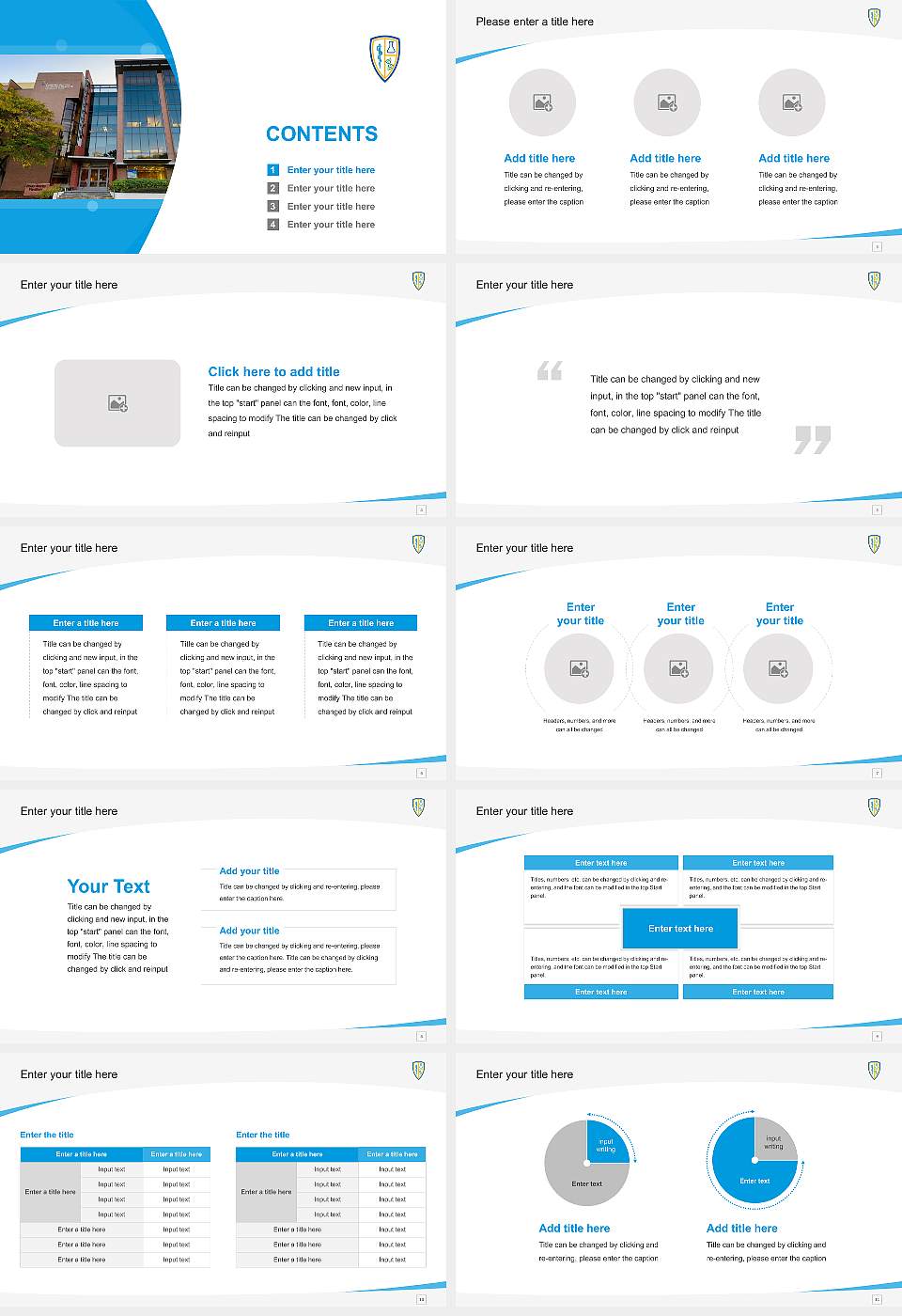 Elmezzi Graduate School of Molecular Medicine Course/Courseware Creation PPT Template16:9 ratio PPT effect preview image2
