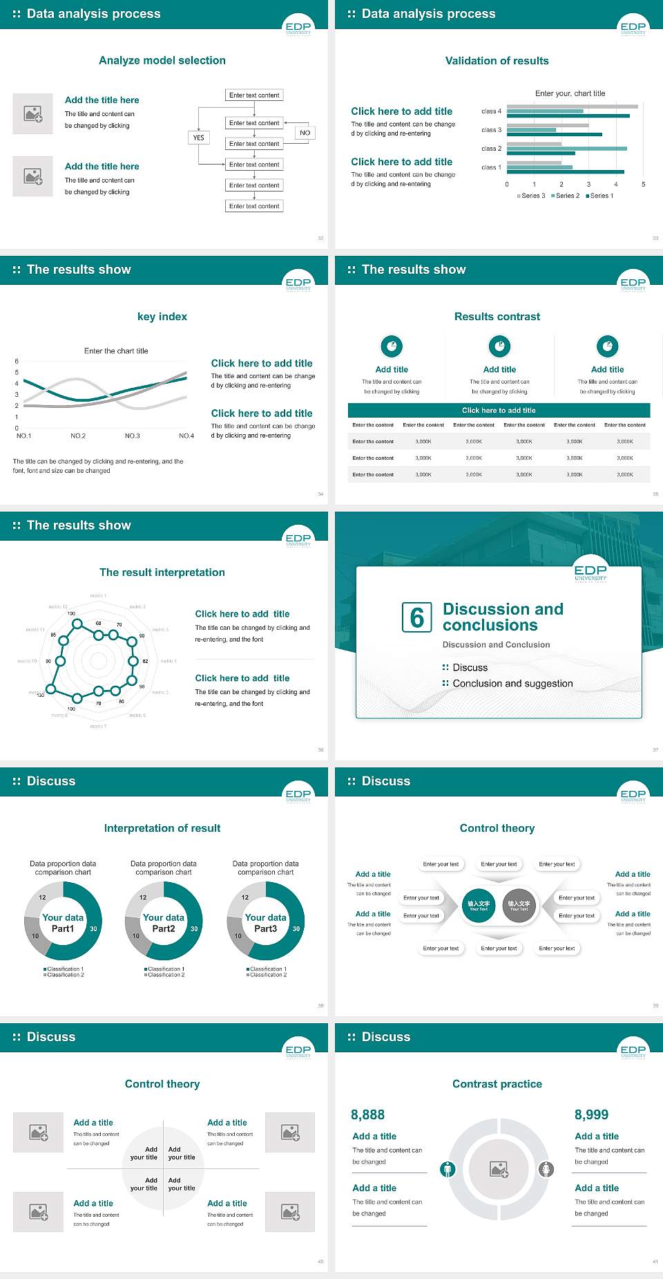 Edp University of Puerto Rico Inc-San Juan Graduation Thesis Defense PPT Template4:3 ratio PPT effect preview image5