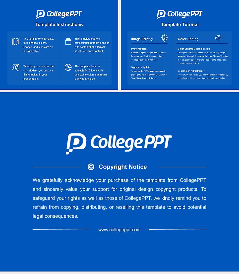 Eastern Mennonite University Course/Courseware Creation PPT Template4:3 ratio PPT effect preview image5