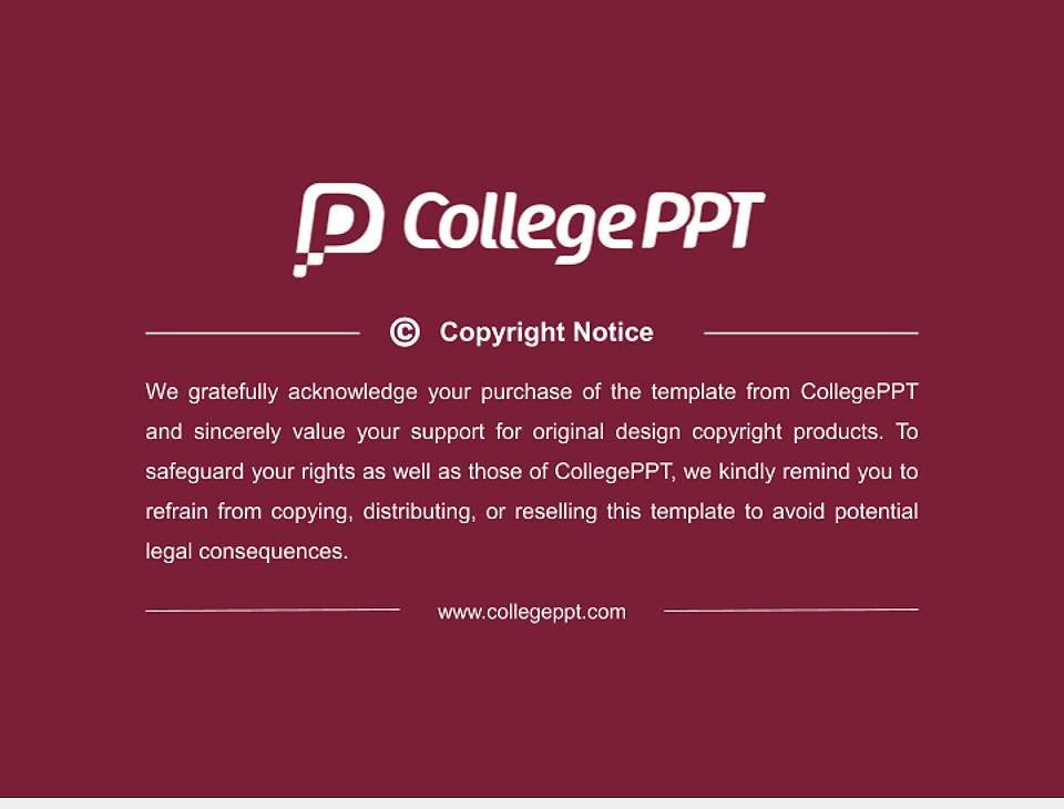 Earlham College Resume PPT Template4:3 ratio PPT effect preview image5