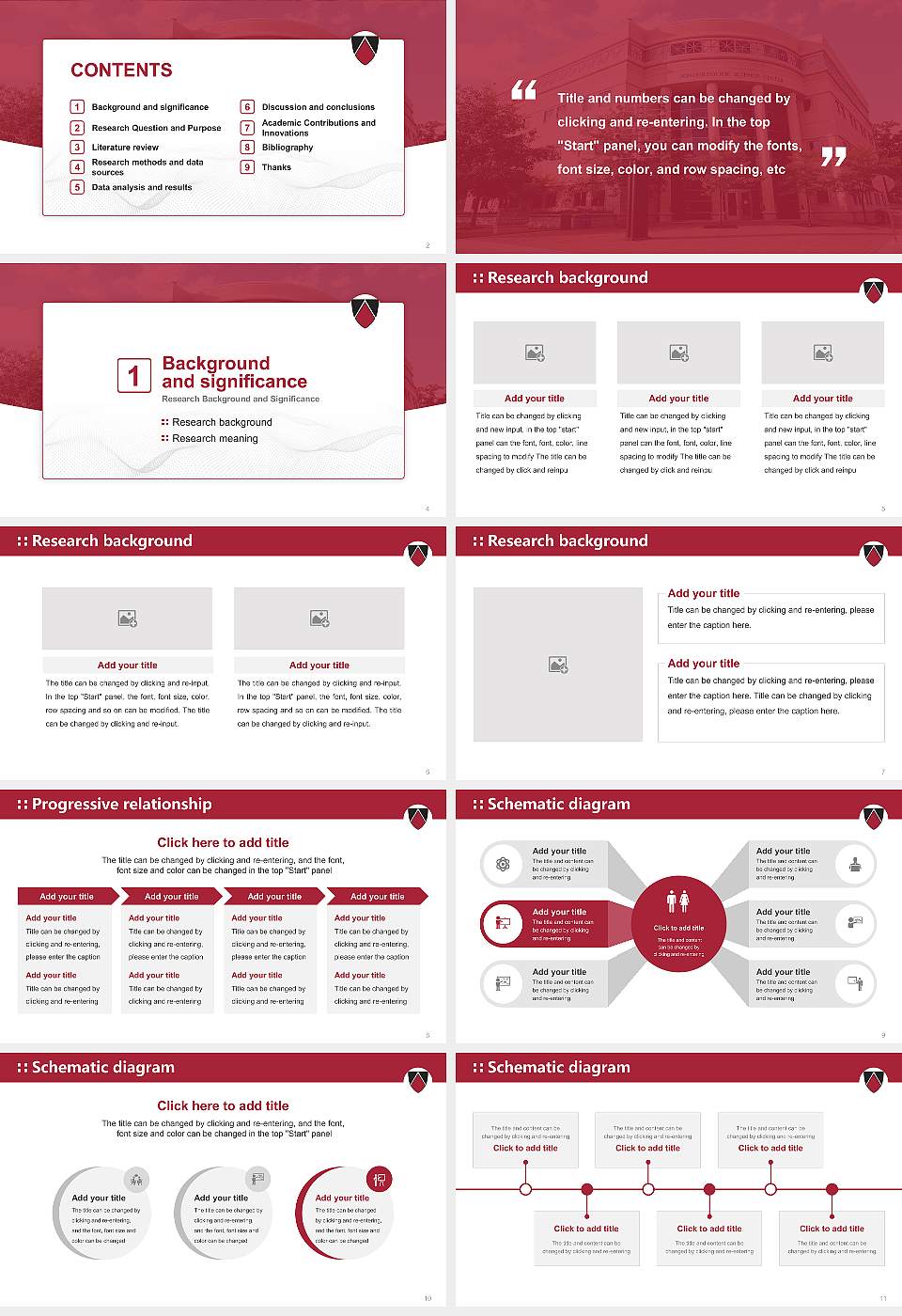 Edgewood College Graduation Thesis Defense PPT Template16:9 ratio PPT effect preview image2