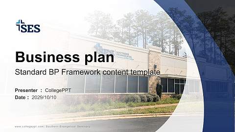 Southern Evangelical Seminary Competition/Entrepreneurship Contest PPT Template