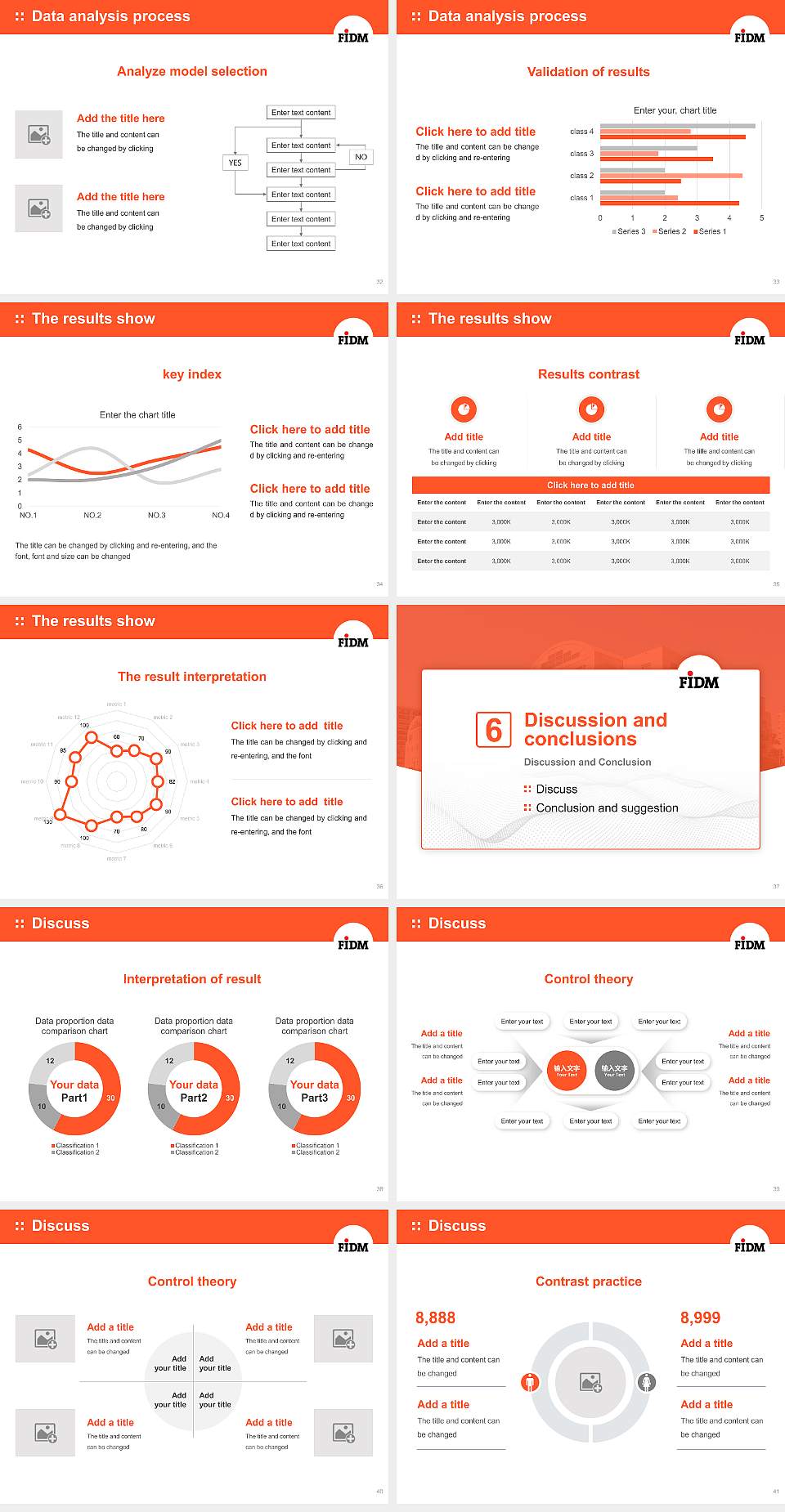 Fidm-Fashion Institute of Design & Merchandising-Los Angeles Graduation Thesis Defense PPT Template4:3 ratio PPT effect preview image5
