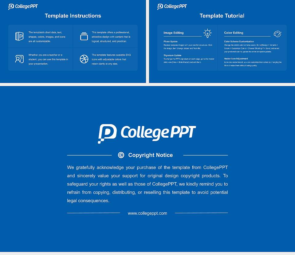 Faulkner University Academic Presentation/Research Findings Report PPT Template16:9 ratio PPT effect preview image5