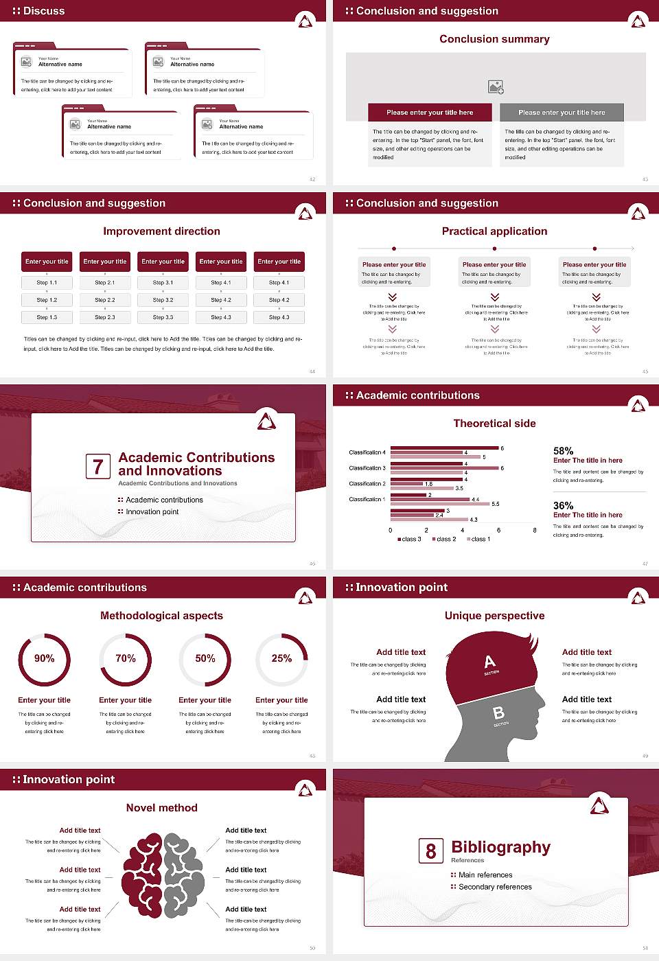 Fielding Graduate University Graduation Thesis Defense PPT Template16:9 ratio PPT effect preview image6