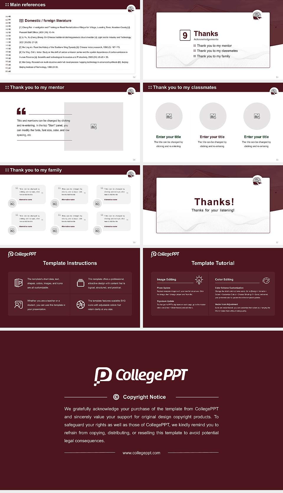 Faith Baptist Bible College and Theological Seminary Graduation Thesis Defense PPT Template16:9 ratio PPT effect preview image7