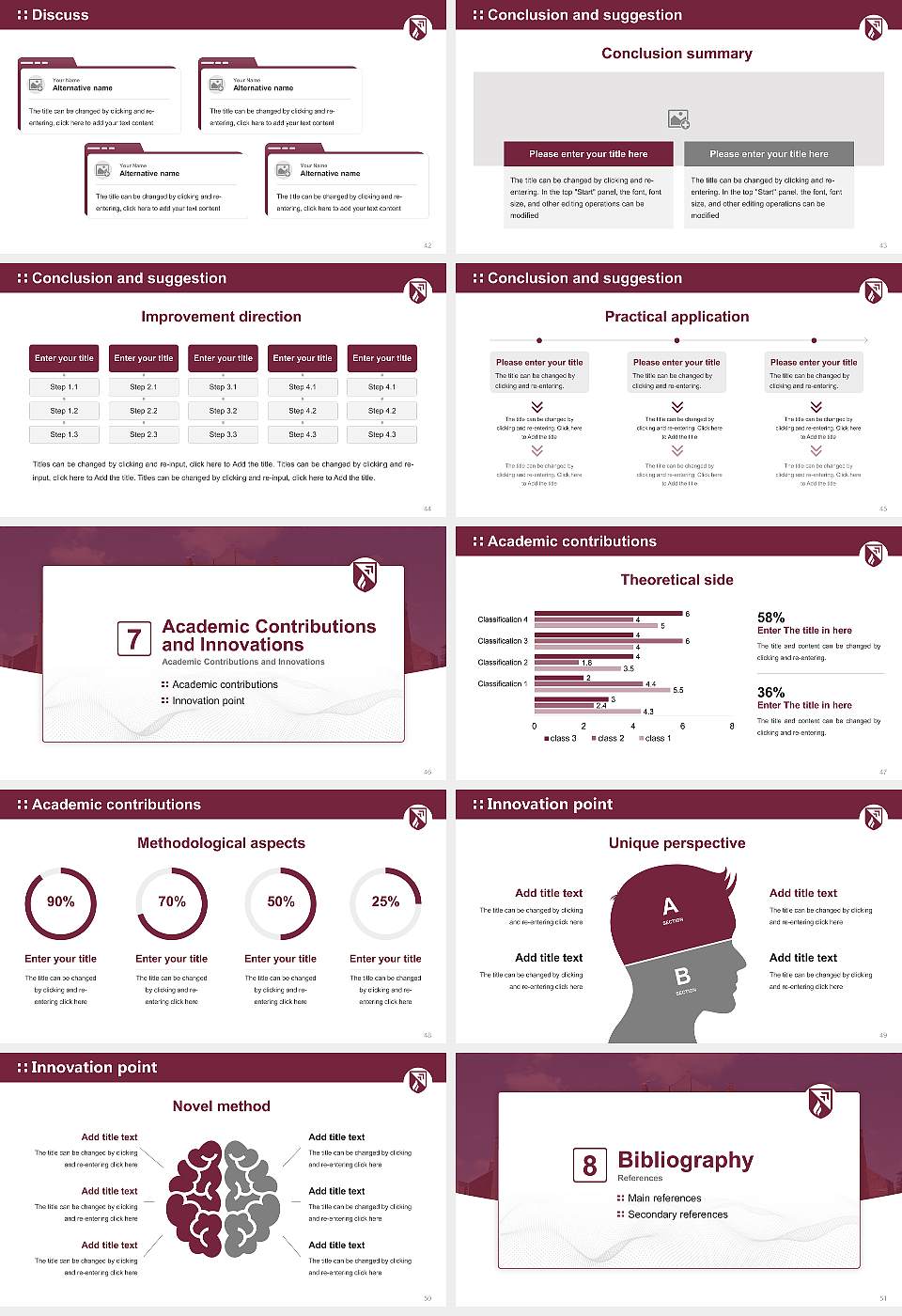 Evangel University Graduation Thesis Defense PPT Template16:9 ratio PPT effect preview image6