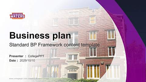 Edward Waters College Competition/Entrepreneurship Contest PPT Template