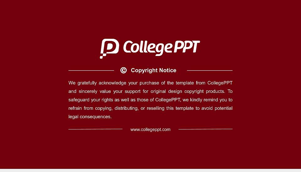 Elon University Thesis Proposal/Graduation Defense PPT Template16:9 ratio PPT effect preview image5
