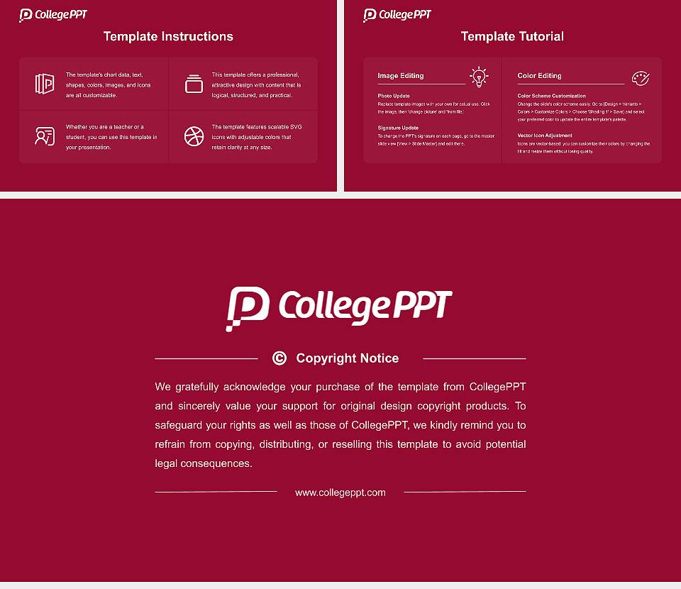 Eureka College Academic Presentation/Research Findings Report PPT Template16:9 ratio PPT effect preview image5