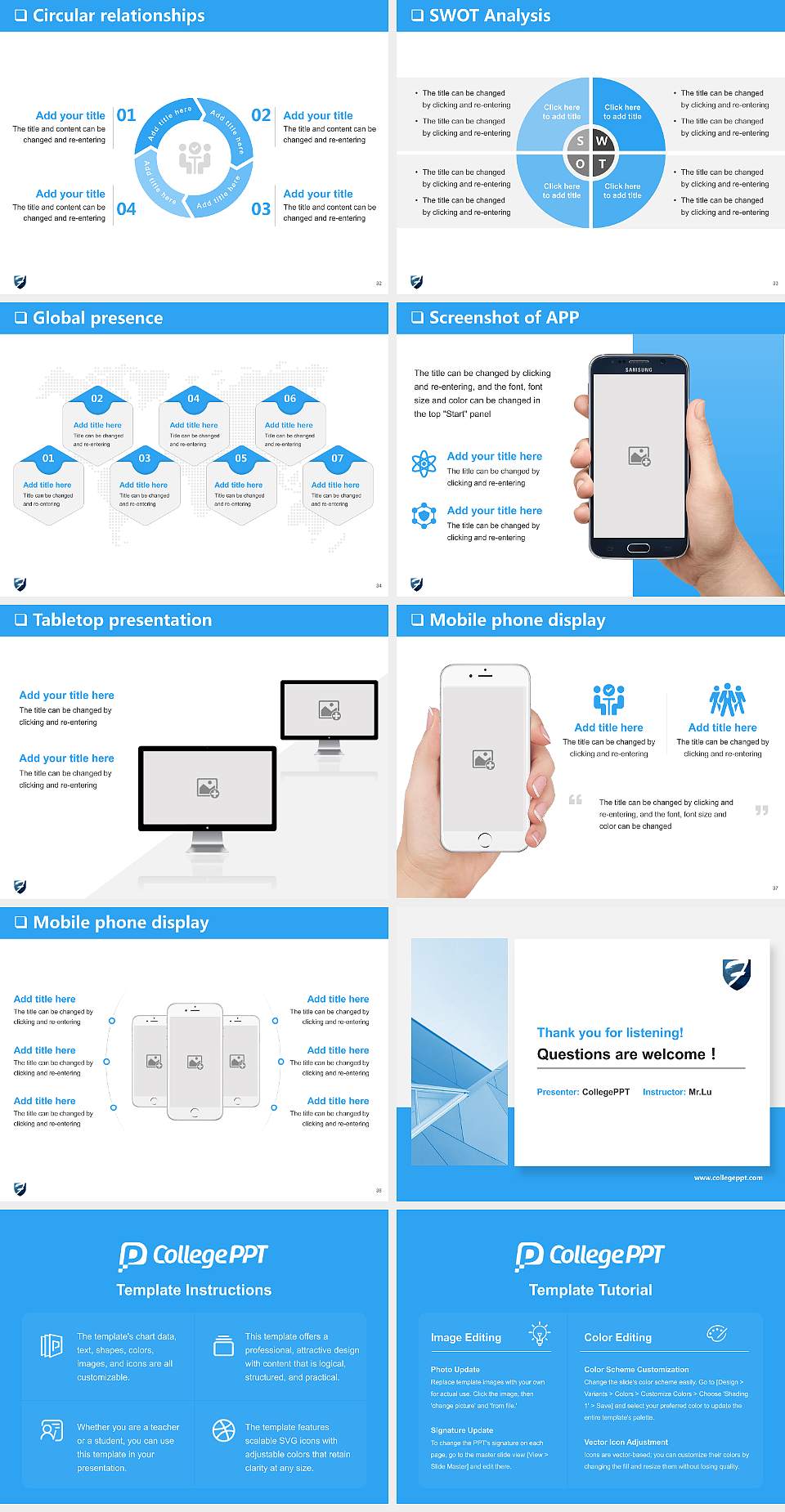 Family of Faith Christian University General Purpose PPT Template4:3 ratio PPT effect preview image5