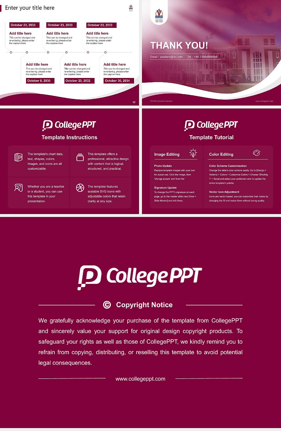 VCOM-Carolinas Campus Lecture Sharing and Networking Event PPT Template4:3 ratio PPT effect preview image4