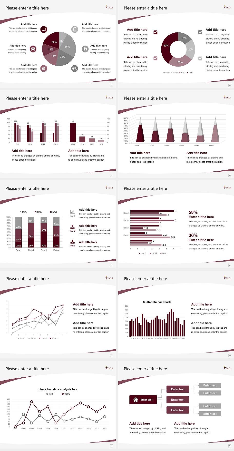 Faith Theological Seminary Course/Courseware Creation PPT Template4:3 ratio PPT effect preview image3