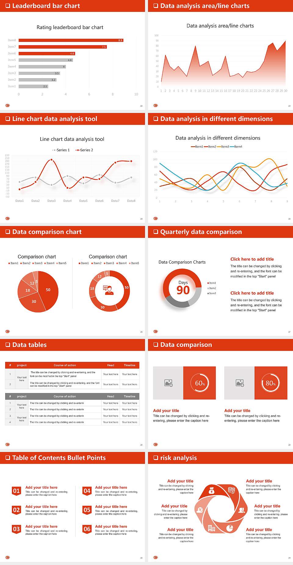 East Central University General Purpose PPT Template4:3 ratio PPT effect preview image4
