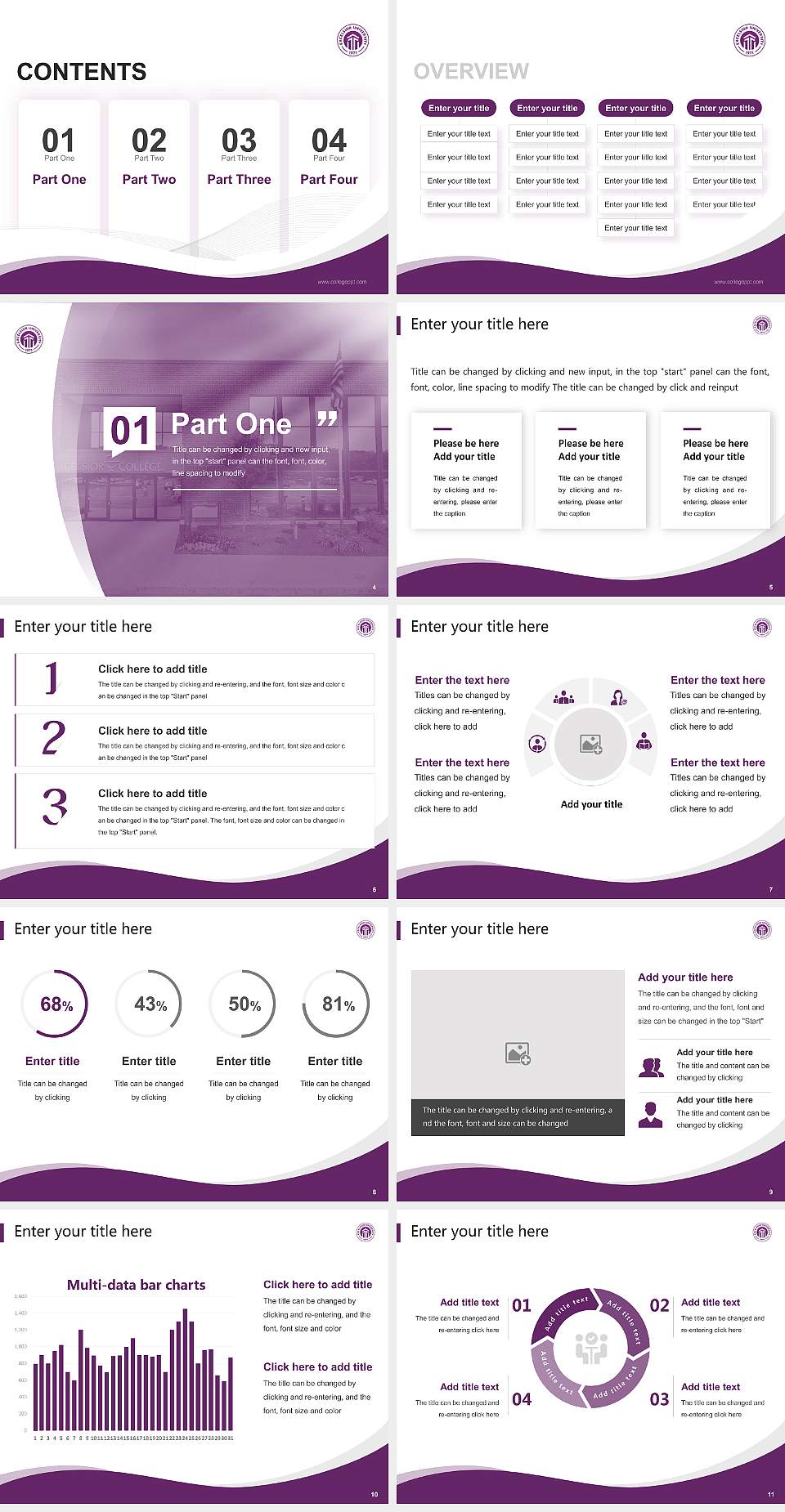 Excelsior College Lecture Sharing and Networking Event PPT Template4:3 ratio PPT effect preview image2