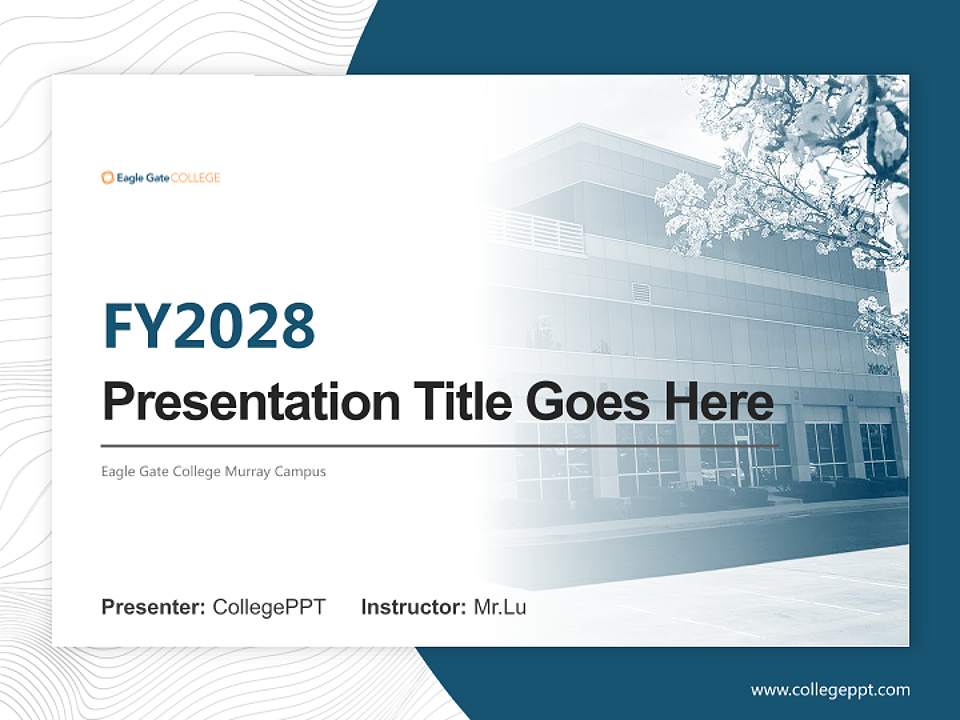 Eagle Gate College Murray Campus Academic Presentation/Research Findings Report PPT Template4:3 ratio PPT effect preview image5