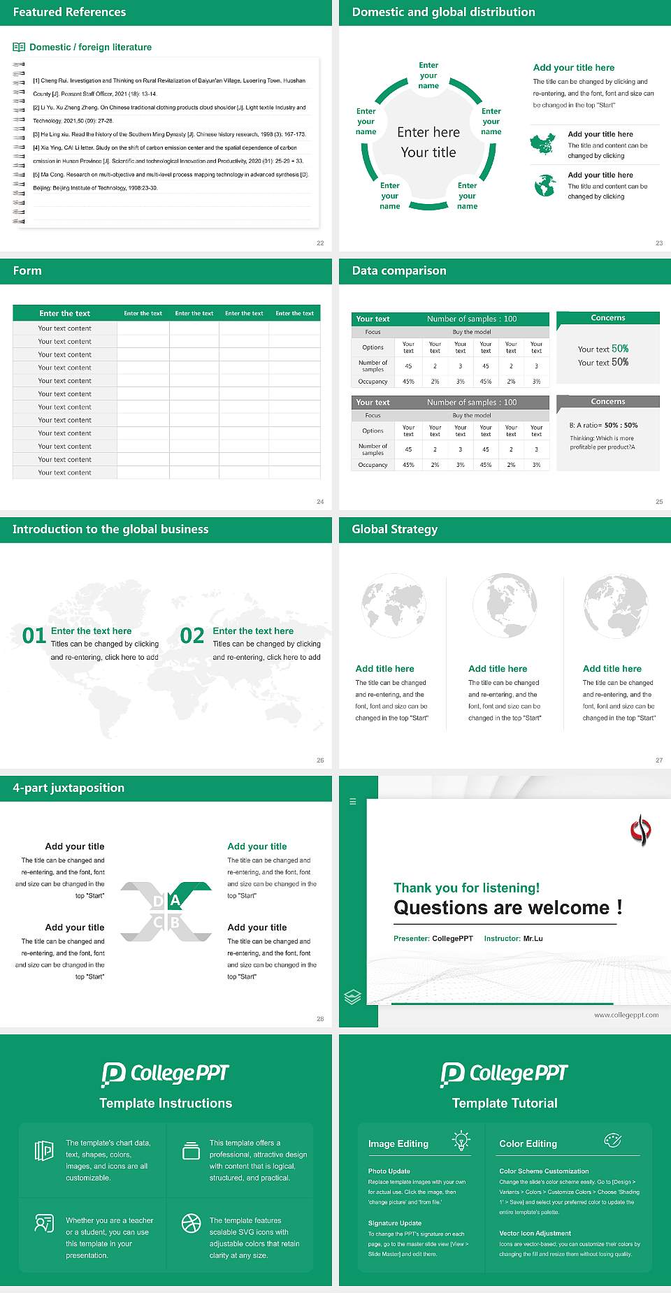 East West College of Natural Medicine Thesis Proposal/Graduation Defense PPT Template4:3 ratio PPT effect preview image4