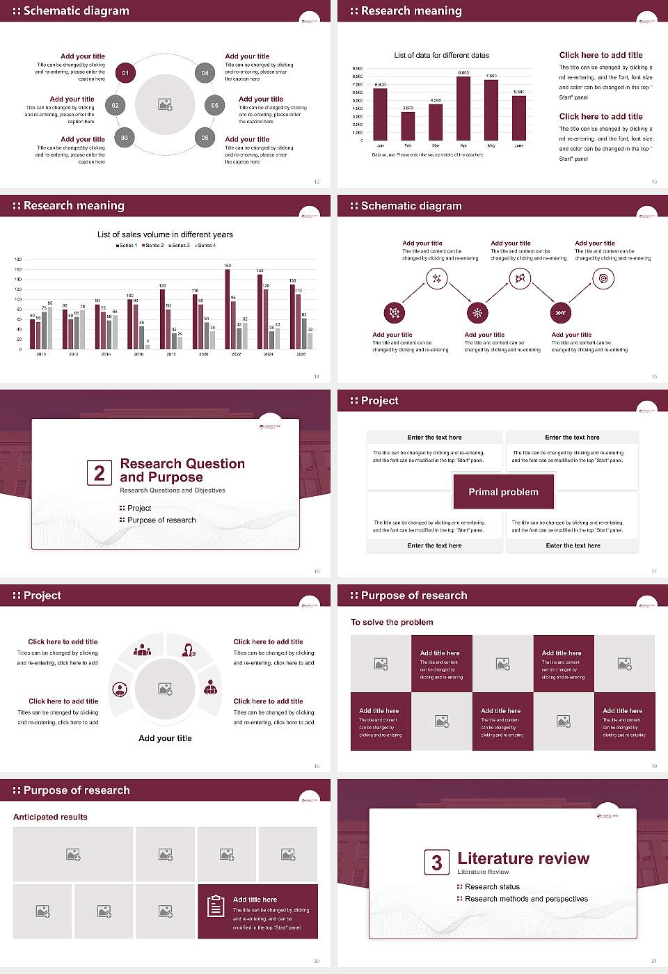 Fairmont State University Graduation Thesis Defense PPT Template16:9 ratio PPT effect preview image3