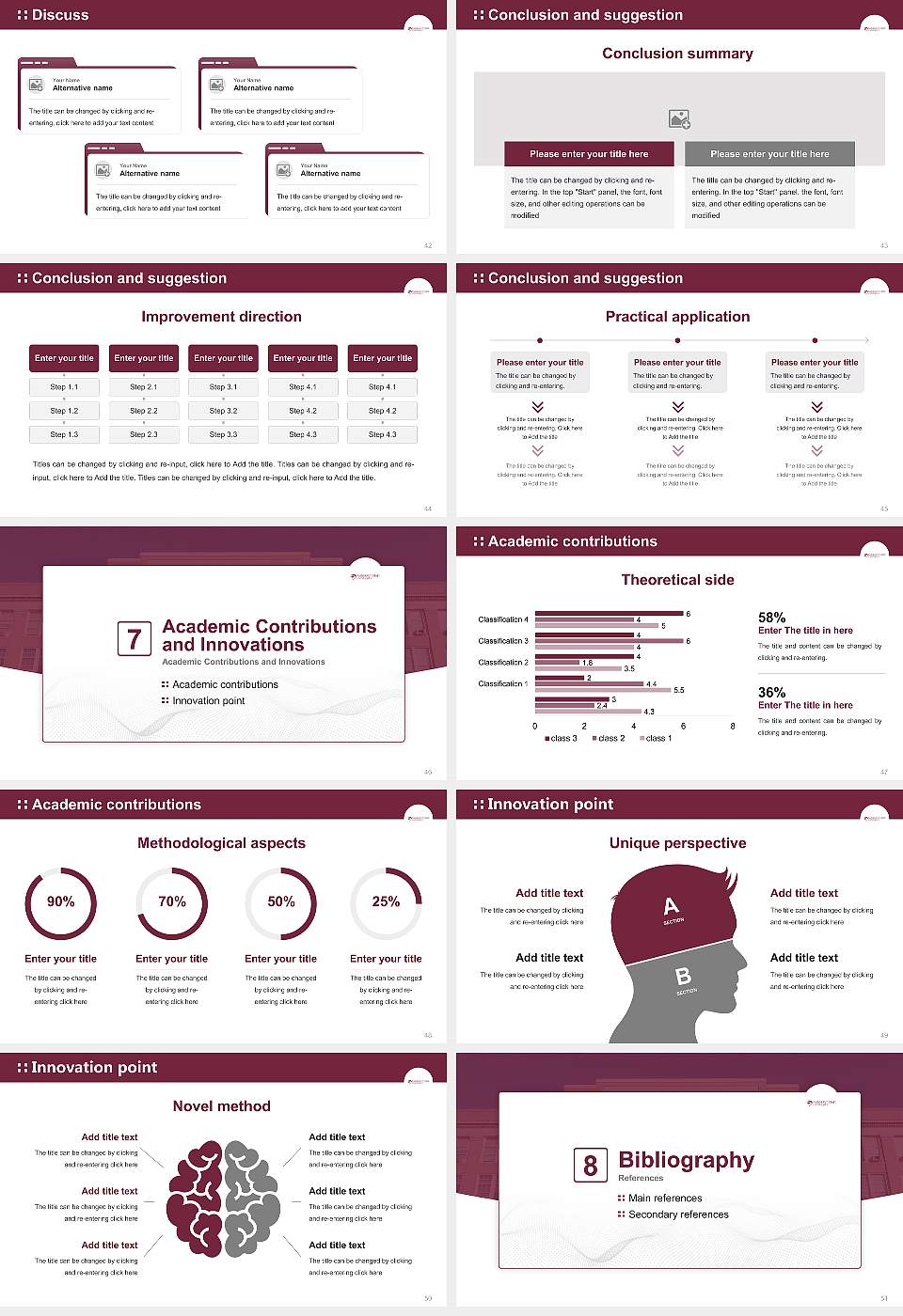 Fairmont State University Graduation Thesis Defense PPT Template16:9 ratio PPT effect preview image6
