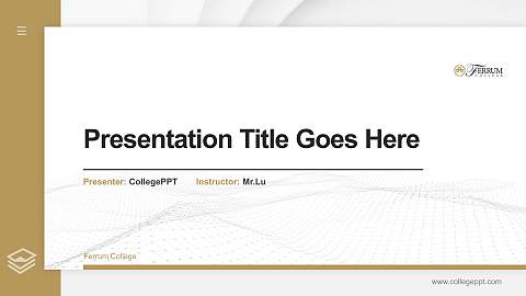 Ferrum College Thesis Proposal/Graduation Defense PPT Template