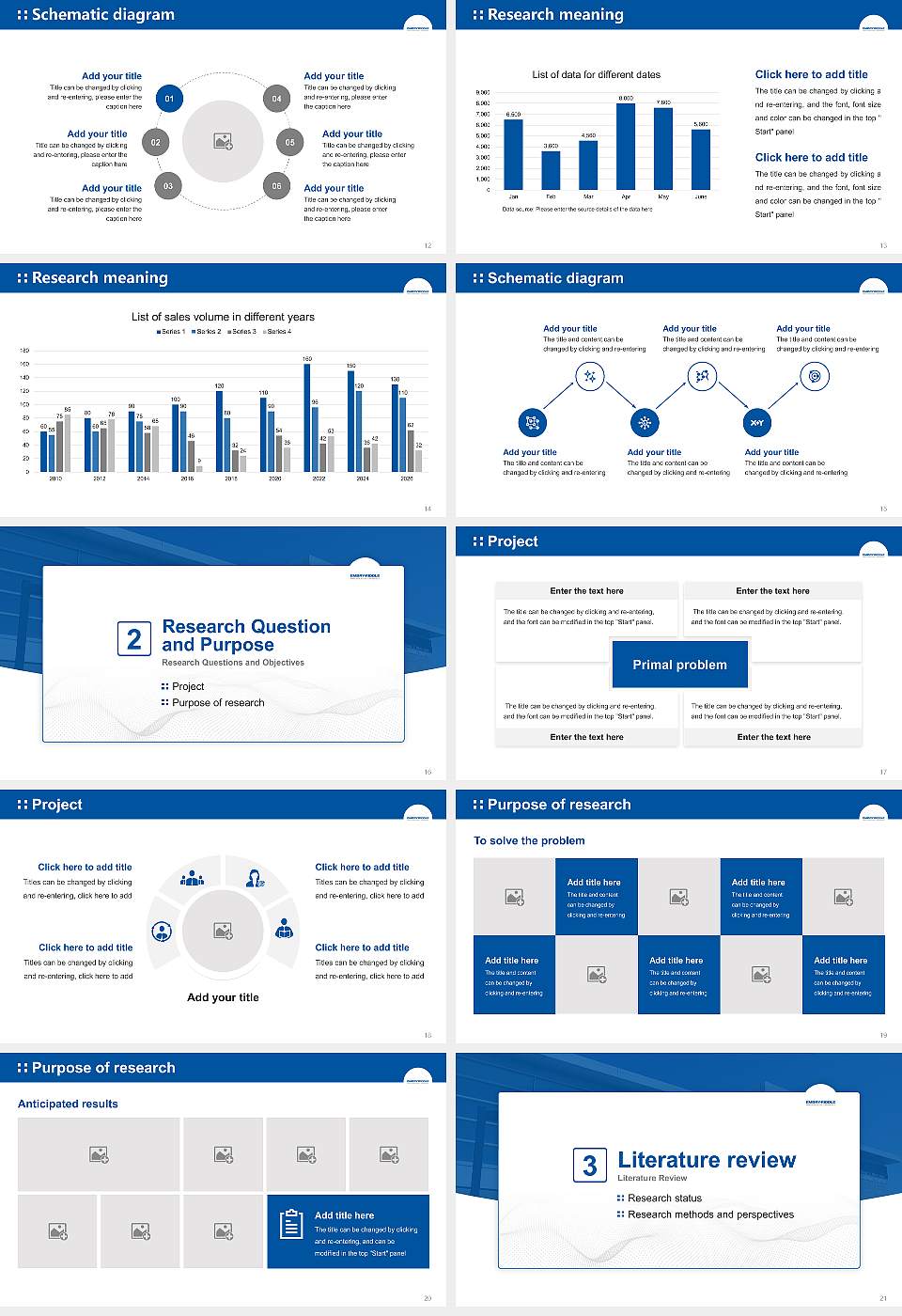 Embry-Riddle Aeronautical University-Prescott Graduation Thesis Defense PPT Template16:9 ratio PPT effect preview image3