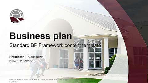 Faith Baptist Bible College and Theological Seminary Competition/Entrepreneurship Contest PPT Template