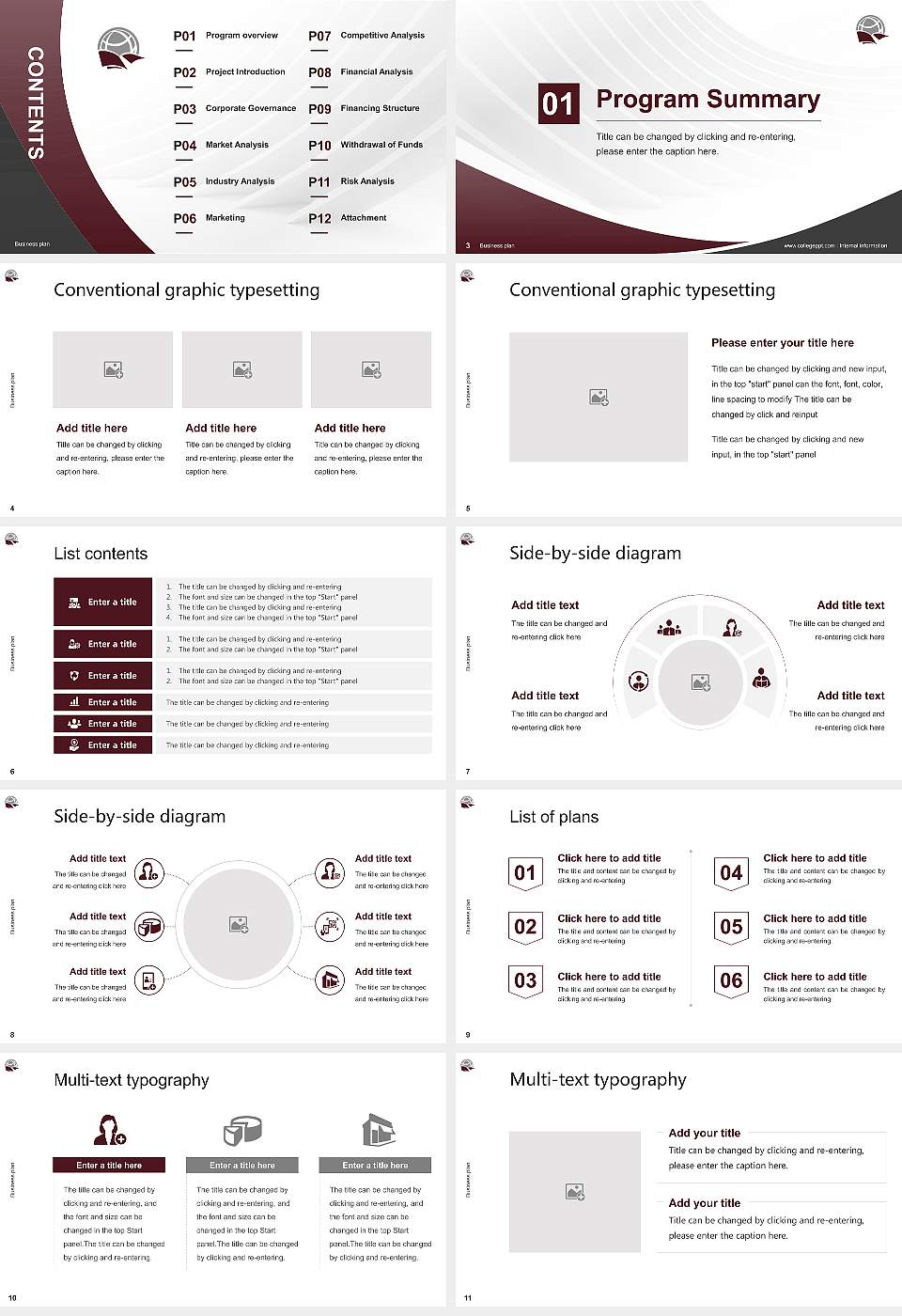 Faith Baptist Bible College and Theological Seminary Competition/Entrepreneurship Contest PPT Template16:9 ratio PPT effect preview image2