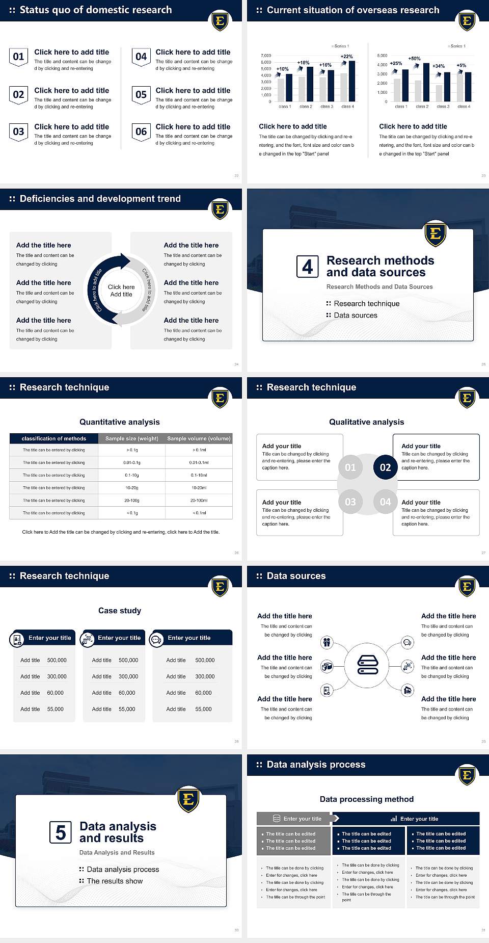 East Tennessee State University Graduation Thesis Defense PPT Template4:3 ratio PPT effect preview image4