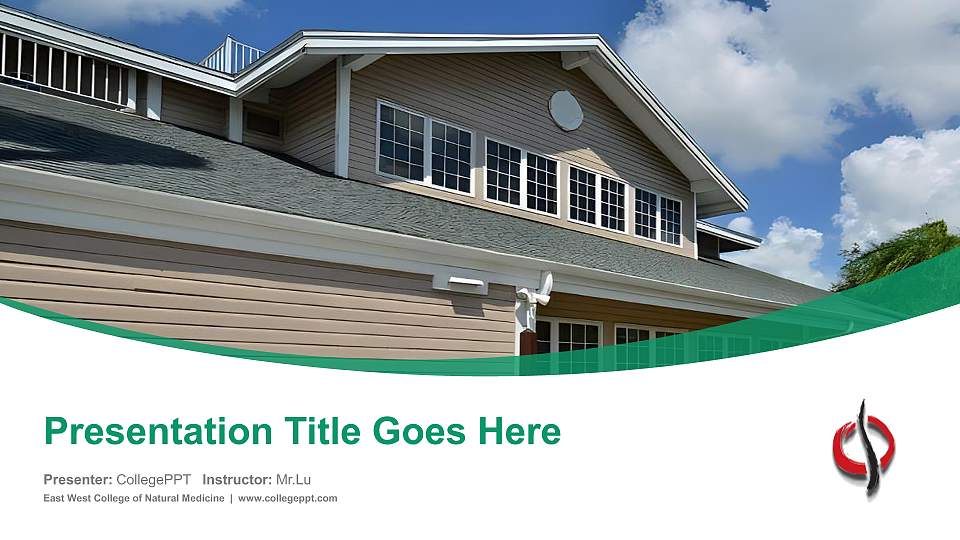 East West College of Natural Medicine Course/Courseware Creation PPT Template16:9 ratio PPT effect preview image