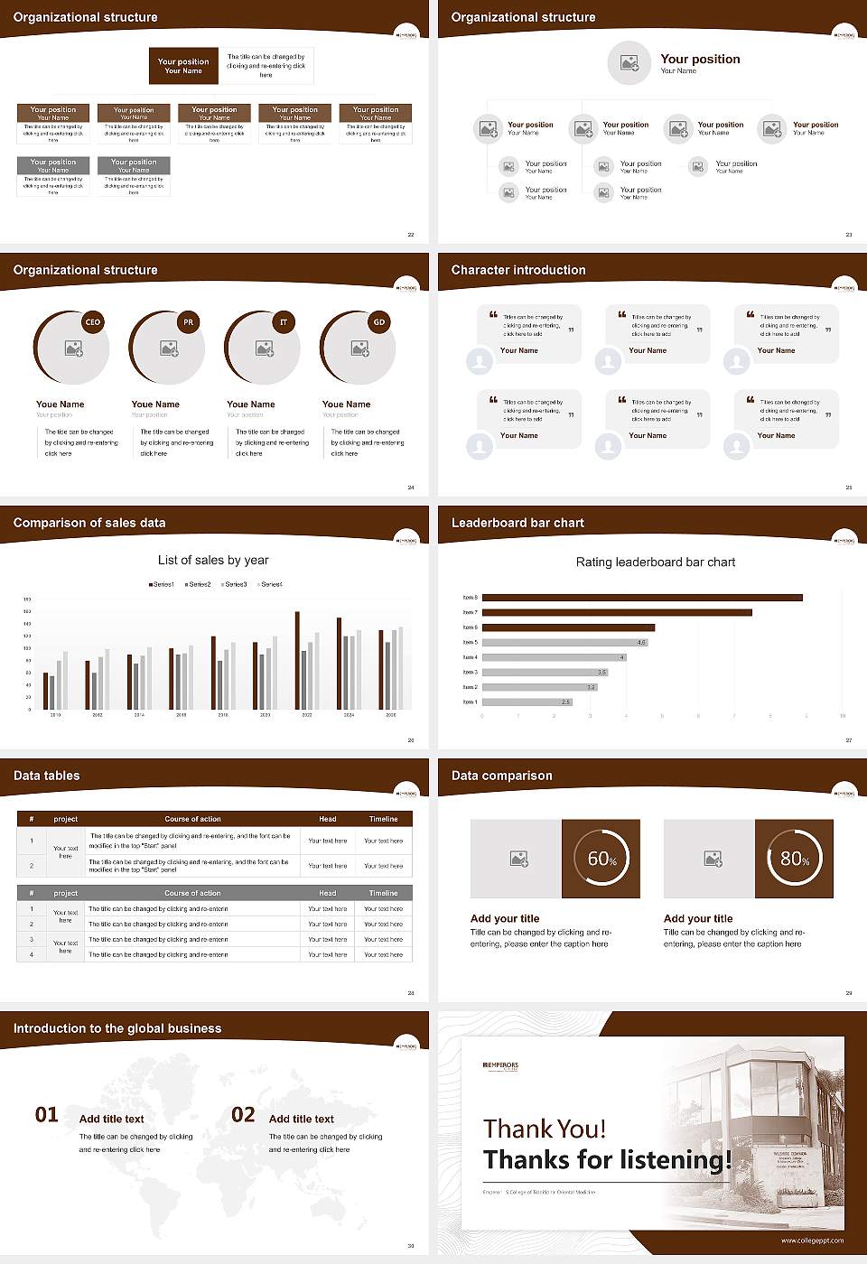 Emperor’S College of Traditional Oriental Medicine Academic Presentation/Research Findings Report PPT Template16:9 ratio PPT effect preview image4