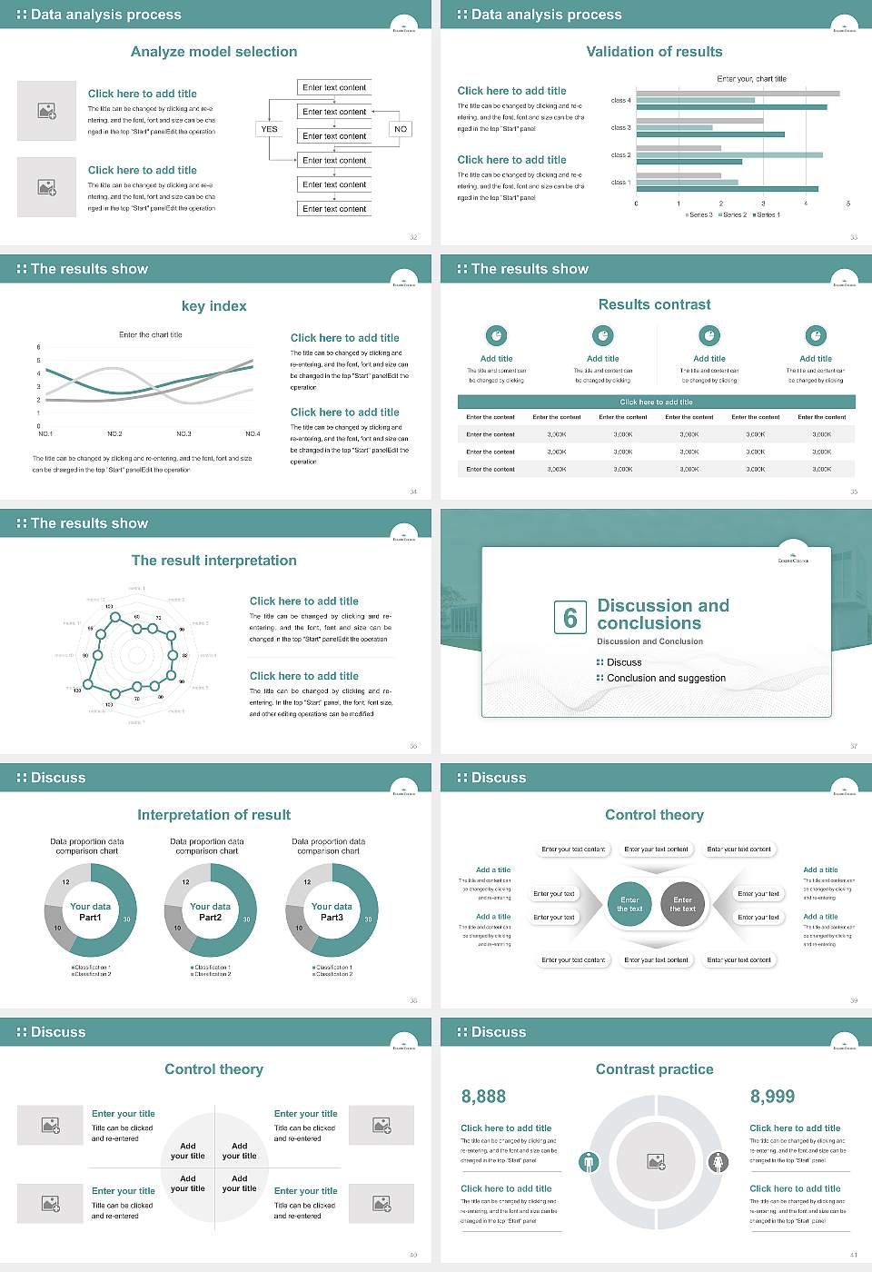 Eckerd College Graduation Thesis Defense PPT Template16:9 ratio PPT effect preview image5