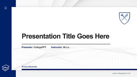 Emory University Thesis Proposal/Graduation Defense PPT Template