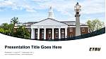 East Texas Baptist University授業PPTテンプレート