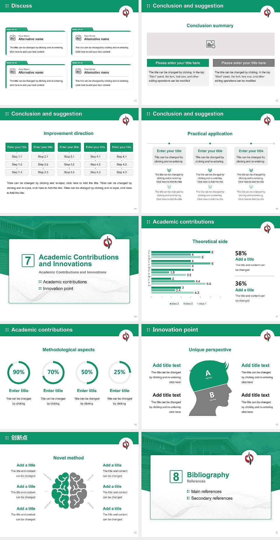 East West College of Natural Medicine Graduation Thesis Defense PPT Template4:3 ratio PPT effect preview image6