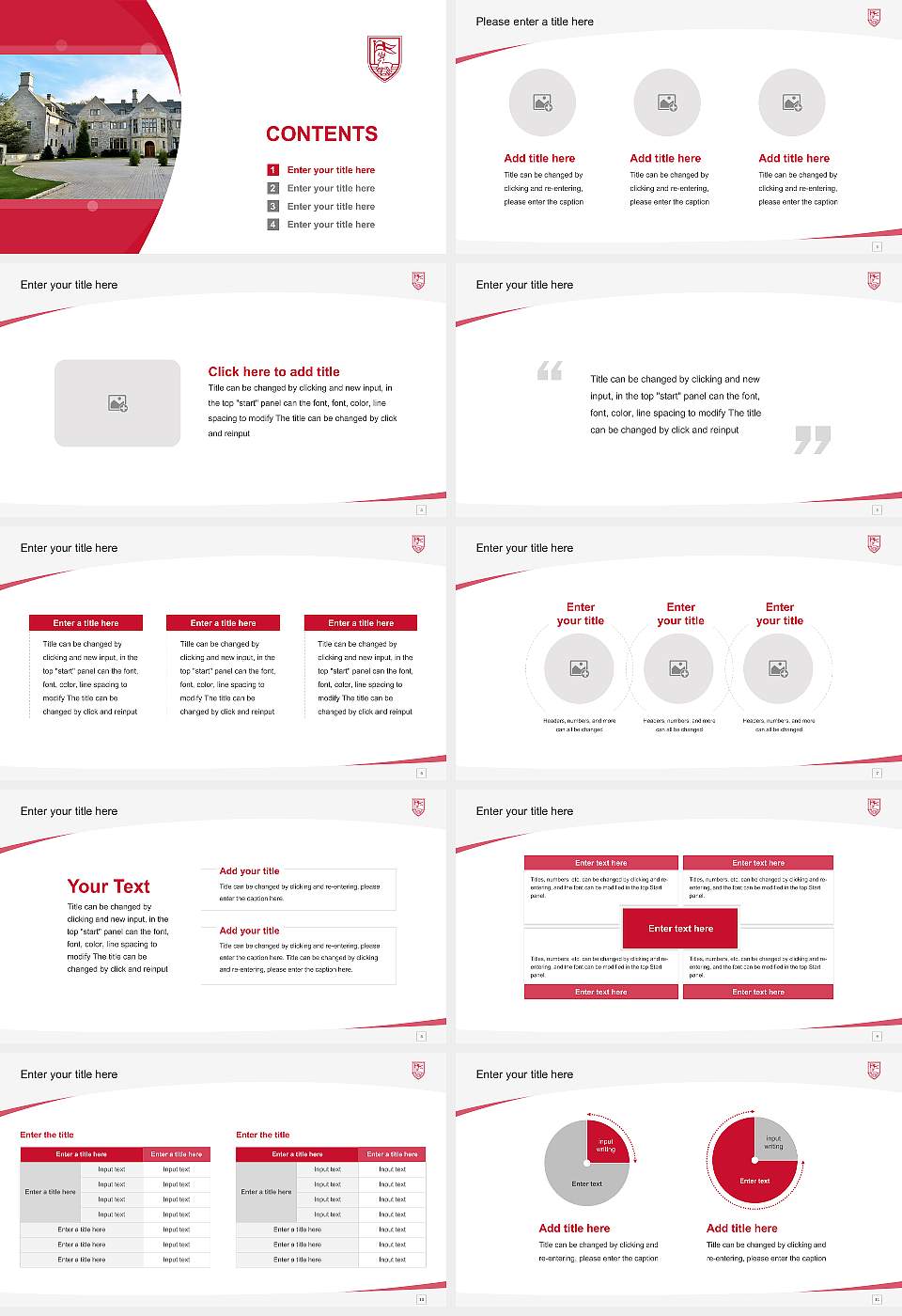 Fairfield University Course/Courseware Creation PPT Template16:9 ratio PPT effect preview image2