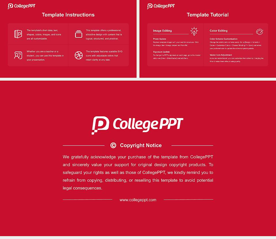 Fairfield University Course/Courseware Creation PPT Template16:9 ratio PPT effect preview image5