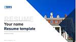 Elizabethtown College CV PPT-sjabloon