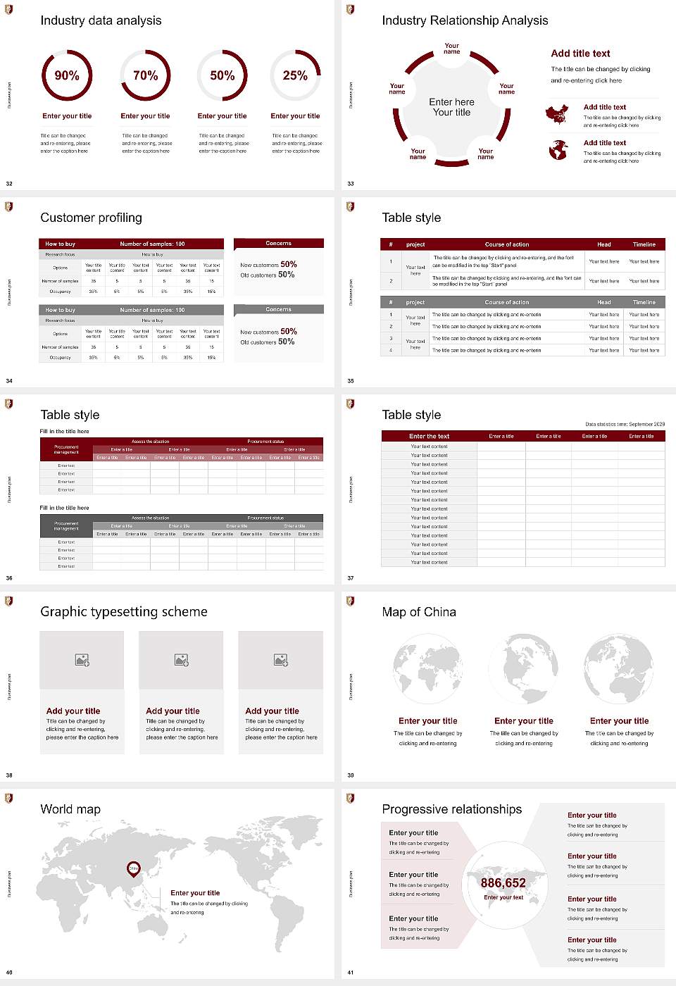 Elon University Competition/Entrepreneurship Contest PPT Template16:9 ratio PPT effect preview image5