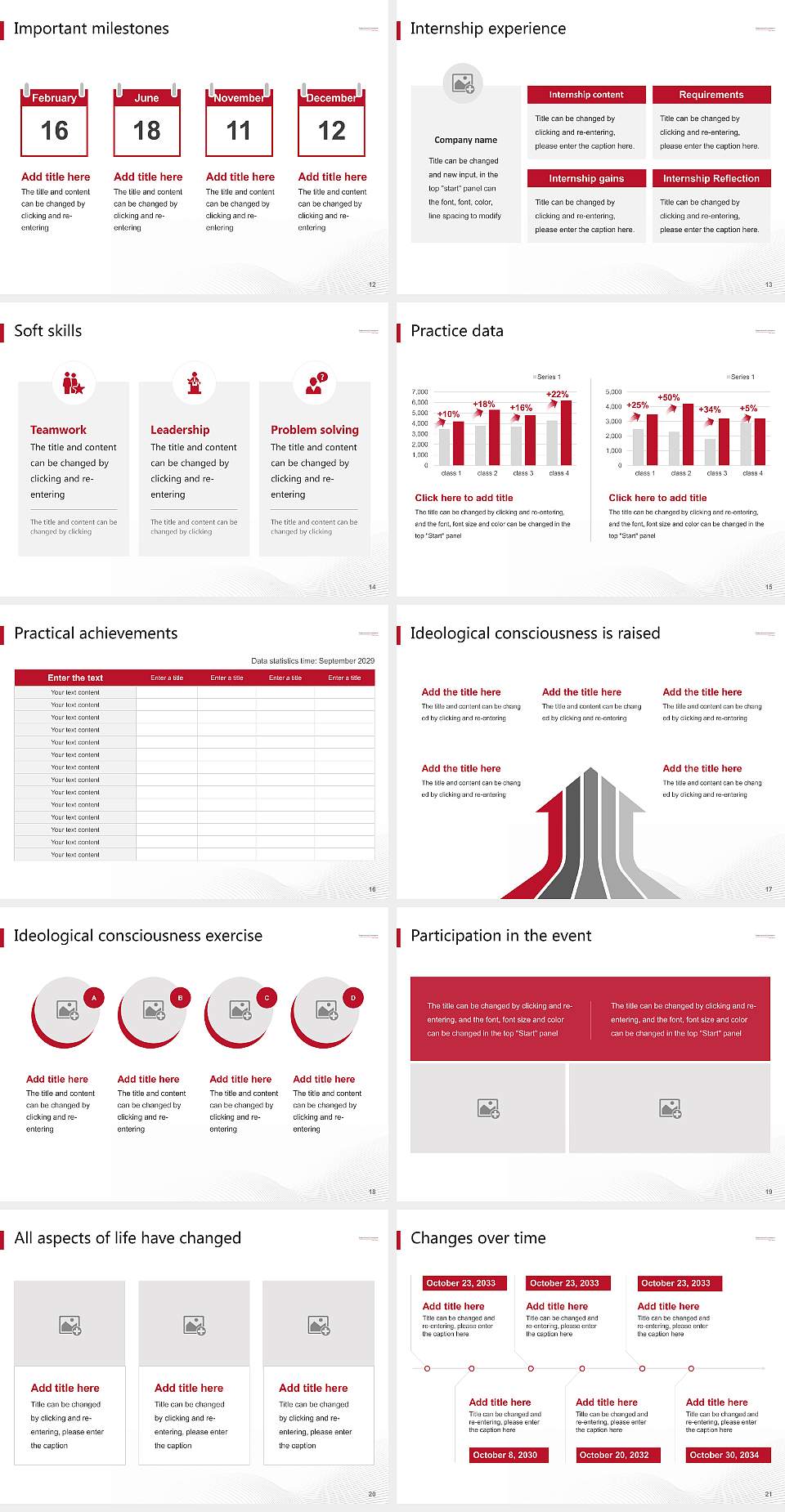 Ferris State University National Scholarship Defense PPT Template4:3 ratio PPT effect preview image3