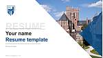Emmanuel College Resume PPT Template