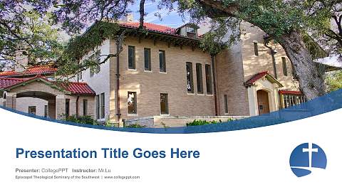 Episcopal Theological Seminary of the Southwest Course/Courseware Creation PPT Template
