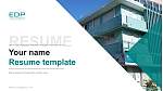 Edp University of Puerto Rico Inc-San Juan CV PPT-sjabloon