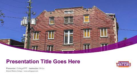Edward Waters College Course/Courseware Creation PPT Template
