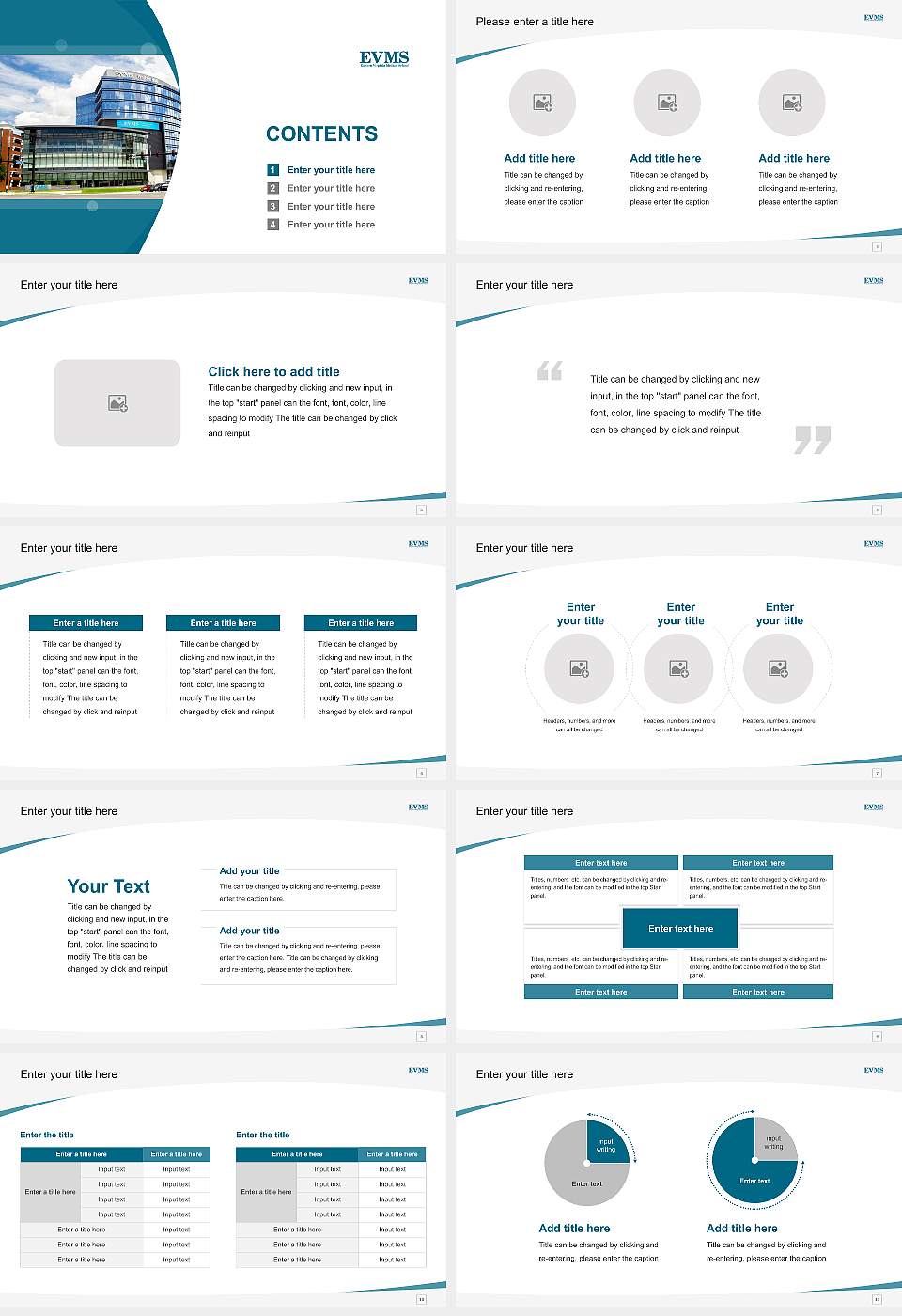 Eastern Virginia Medical School Course/Courseware Creation PPT Template16:9 ratio PPT effect preview image2