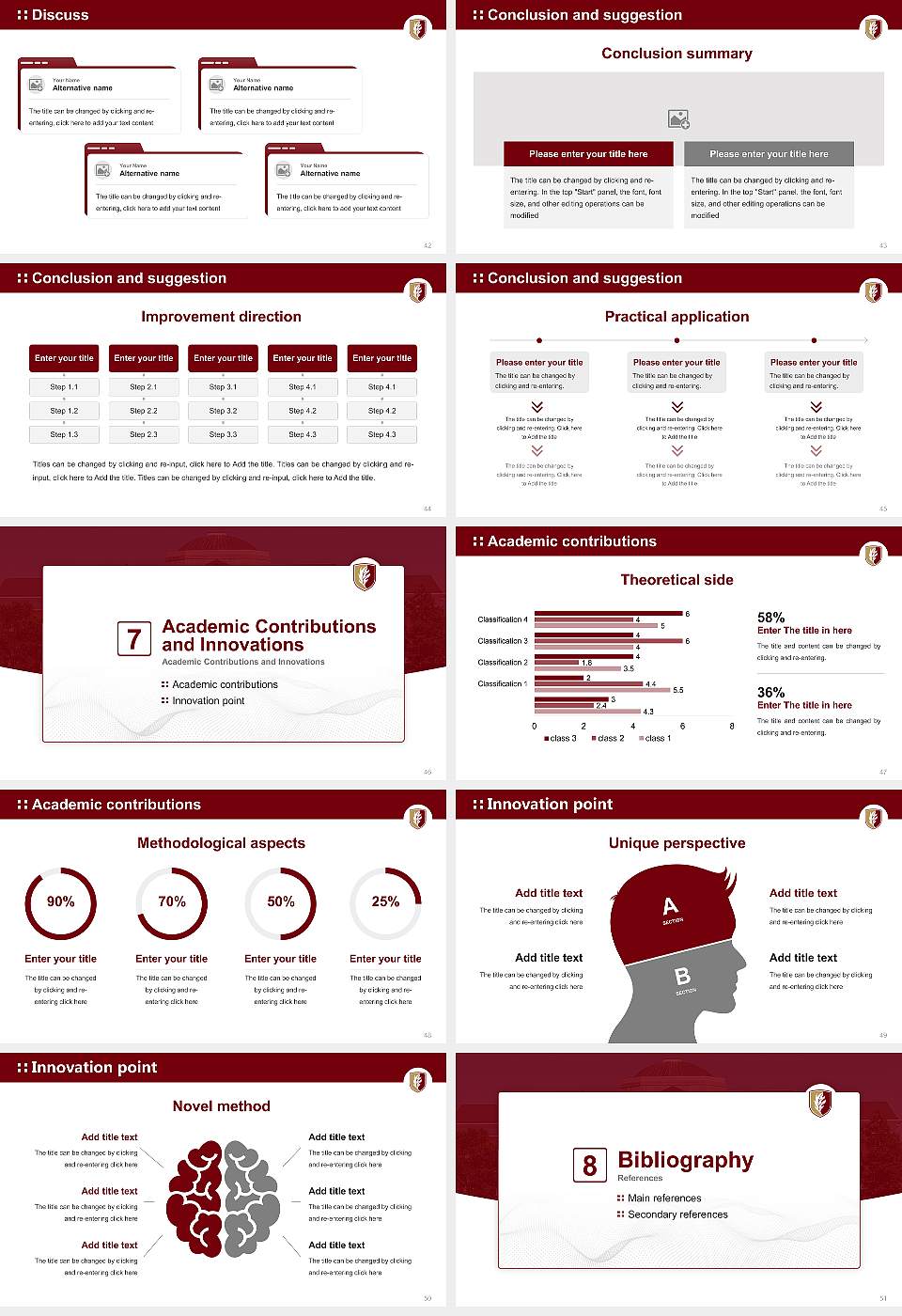 Elon University Graduation Thesis Defense PPT Template16:9 ratio PPT effect preview image6