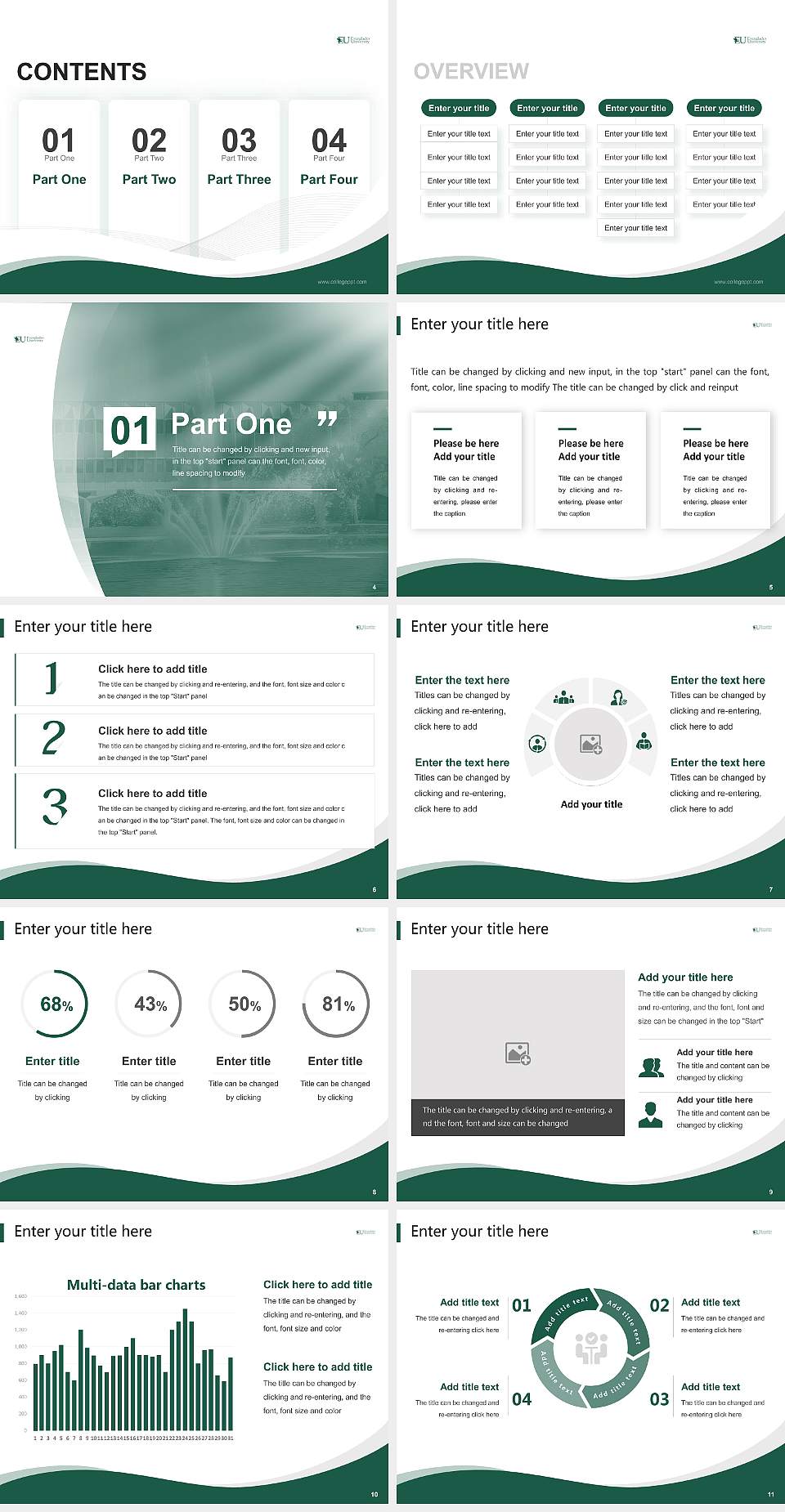 Everglades University Lecture Sharing and Networking Event PPT Template4:3 ratio PPT effect preview image2