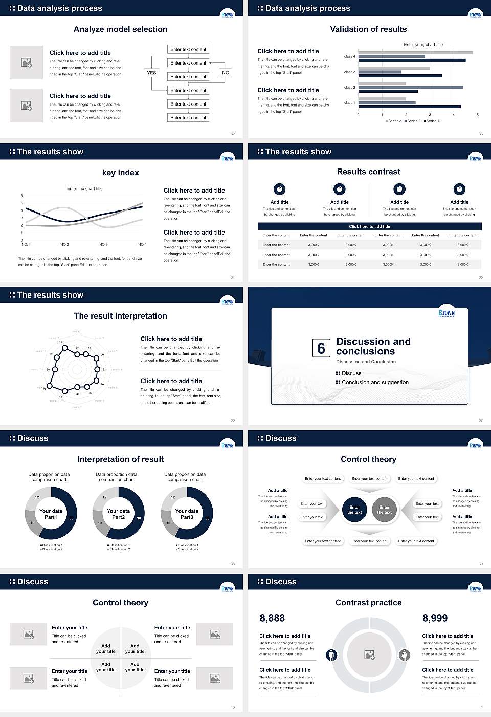 Elizabethtown College Graduation Thesis Defense PPT Template16:9 ratio PPT effect preview image5