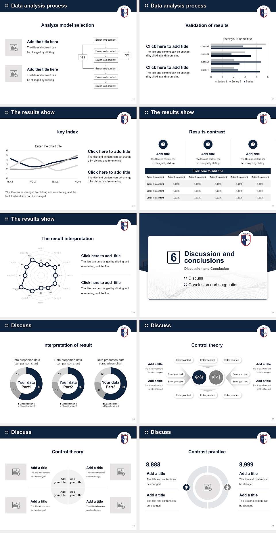 Fairfax University of America Graduation Thesis Defense PPT Template4:3 ratio PPT effect preview image5