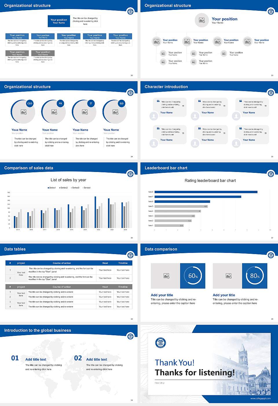 Fisher College Academic Presentation/Research Findings Report PPT Template16:9 ratio PPT effect preview image4