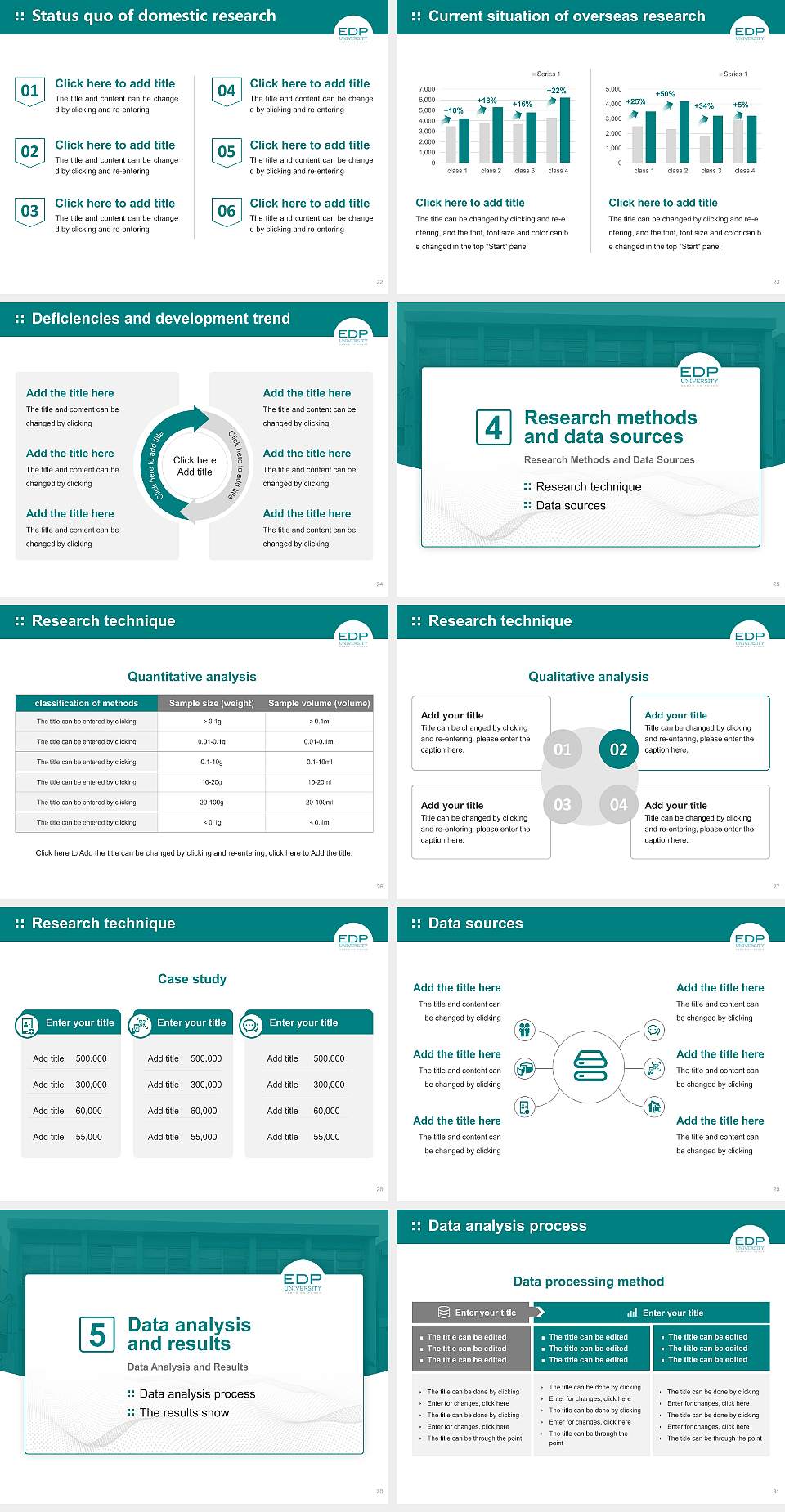 Edp University of Puerto Rico-Humacao Graduation Thesis Defense PPT Template4:3 ratio PPT effect preview image4